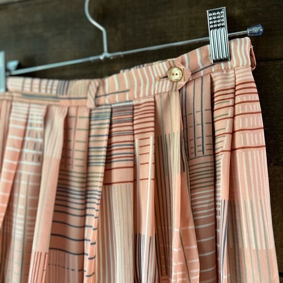 Vintage Plaid Pleated Campus Casuals Of California MIDI Skirt - Picture 9 of 14